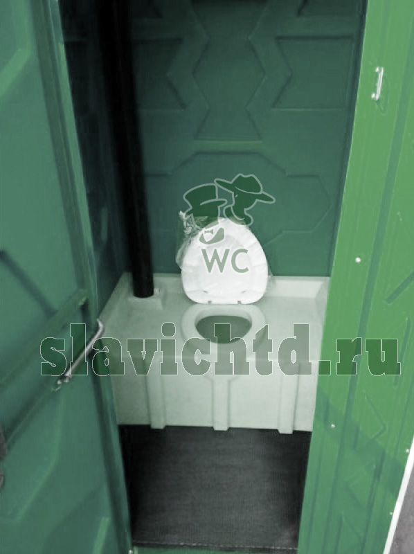 картинка Туалетная кабина EcoStyle в РАЗОБРАННОМ ВИДЕ от интернет-магазина туалетов, душевых и биотуалетов Slavichtd.RU